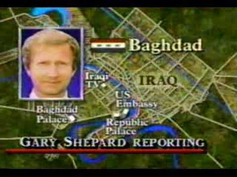 Desert Storm Begins During News Broadcast 1/2