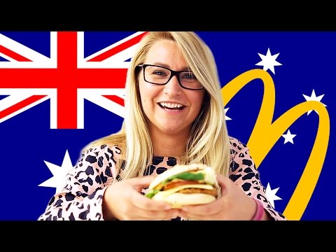 Americans Try Australian McDonald’s (Macca’s)