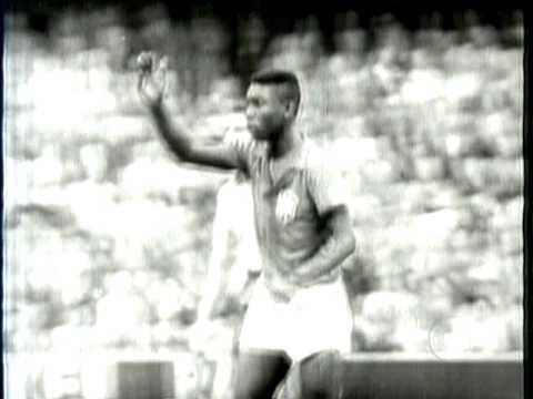 First goal from Pelé in Wold Cups, in 1958