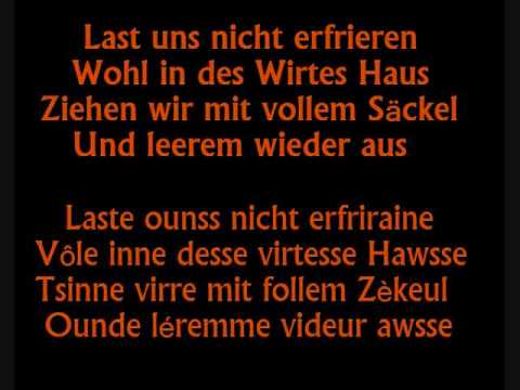 Landsknecht Sang 1500 - 1560 '' Die Drummen, die Drummen''