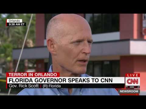 CNN Asks Rick Scott If He Is Responsible For Orlando Attack Because of FL Gun Laws