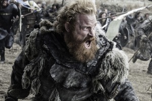 Tormund Giantsbane fighting against Ramsay Bolton's overwhelming forces