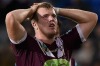 'Up against it': Jake Trbojevic looks skyward in exasperation during his side's loss to the Titans.