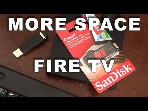 Amazon Fire TV Upgrade Storage and Sideload apps using USB drive