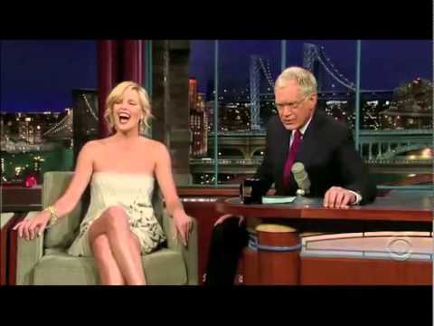 Supercut of David Letterman interacting with his female guests