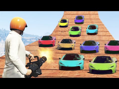 KILL THE SUPER CAR HORDE! (GTA 5 Funny Moments)