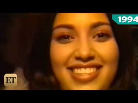 Kim Kardashian in 1994 home video..