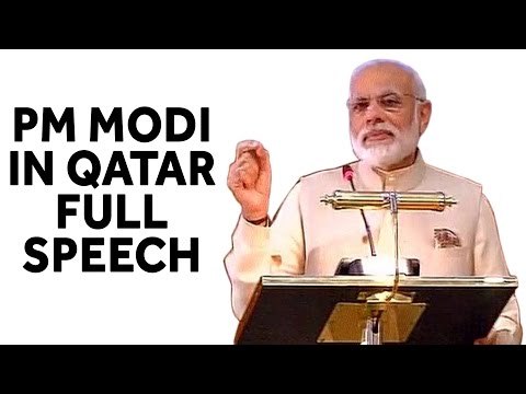 PM Narendra Modi Full Speech in Qatar,Doha