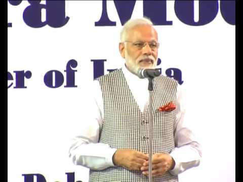 PM Modi interact with Indian Workers at Workers' Camp in Doha, Qatar