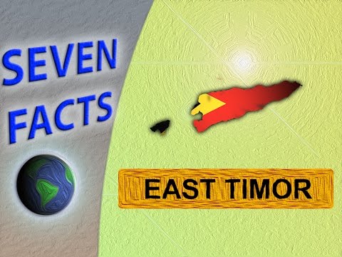 7 facts about East Timor