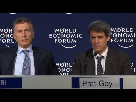 Davos 2016 - Press Conference with the President of Argentina