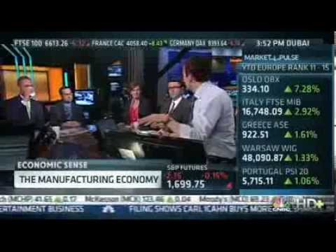 Chad Moutray Discusses the Manufacturing Economy on CNBC Squawk Box 8/6/13