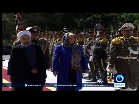 Iran president welcomes his Croatian counterpart in Tehran