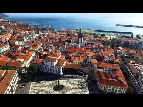 Funchal, Madeira, Portugal - view by drone - 2016