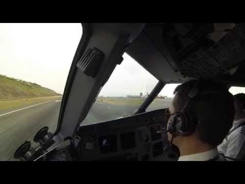 A pilot's eye view of a British Airways approach into Funchal