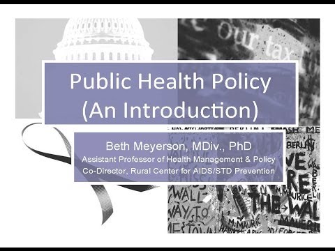 Defining health policy big P and little p November 2013