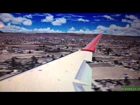 FS2004 Iberia Regional Bombardier CRJ1000 Landing At Barcelona-El Prat LEBL (Spain)