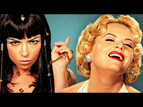 Cleopatra VS Marilyn Monroe.  Epic Rap Battles of History Season 2.