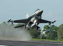 F-16s in action. Talks are on with Lockheed Martin for the F-16 assembly line in India.