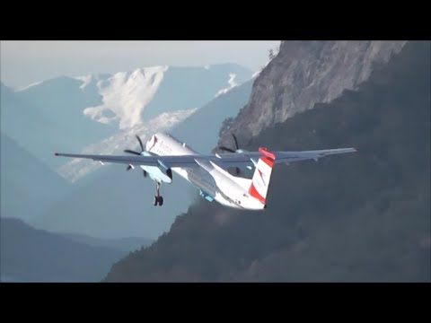 Incredible Planespotting at Innsbruck Airport! 26/01/15