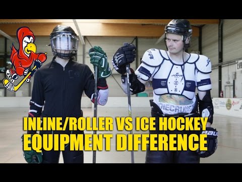 Difference Between Ice and Inline Hockey Equipment - Ice Hockey vs Roller Hockey