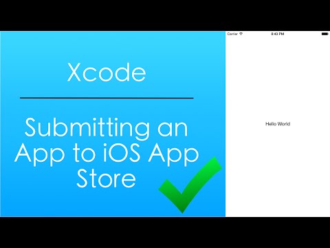 Submitting an App to the iOS App Store (Xcode)