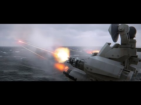 Ultimate Military Defense Weapons - CIWS Close In Weapon System Gatling Gun In Action