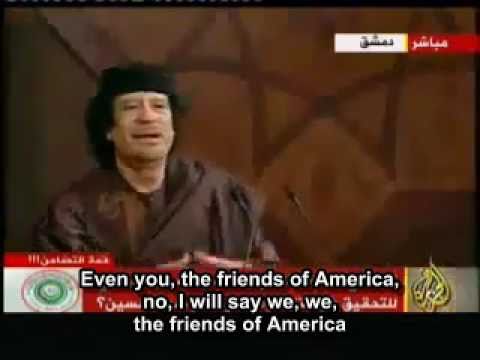 Gaddafi foretold end of Arab dictators (English subtitles)