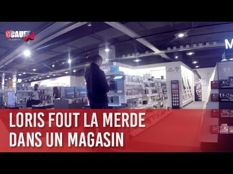 Loris fout la merde dans un magasin - C’Cauet sur NRJ