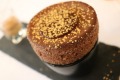 Chocolate sprinkled with gold dust, at Auberge Nicolas Flamel, a restaurant in the oldest house in Paris.