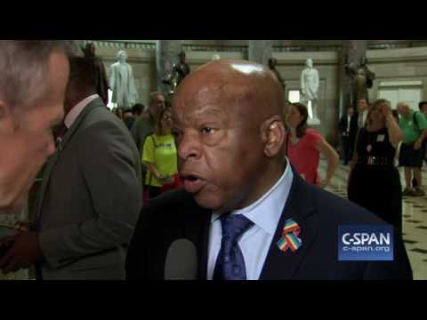 Rep. John Lewis on planning House sit-in (C-SPAN)