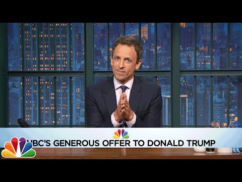 Seth Makes Trump an Amazing Offer