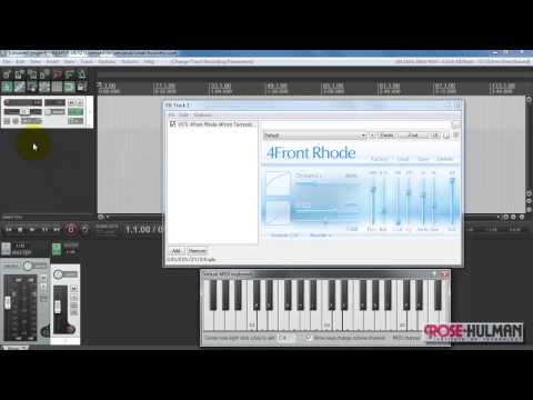 REAPER tutorial: Play VSTi instrument live from keyboard