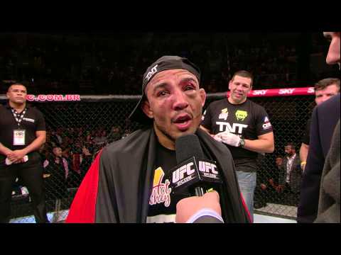 UFC 179: Chad Mendes and Jose Aldo Octagon Interviews