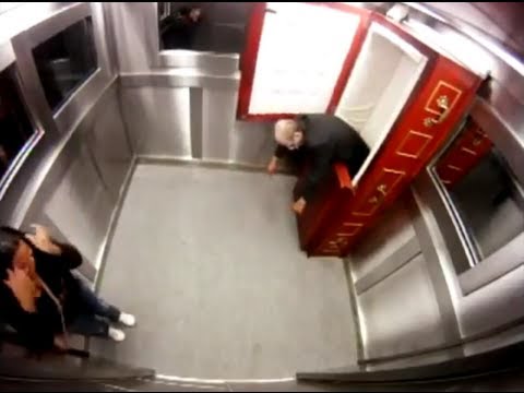 Extremely Scary Coffin In Elevator Prank - Creepy Must See!!