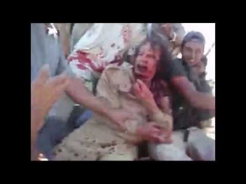 New footage of Gaddafi's capture (WARNING graphic images) - BBC Newsnight