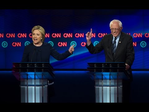 US election 2016: Bernie Sanders and Hillary Clinton clash in Michigan debate