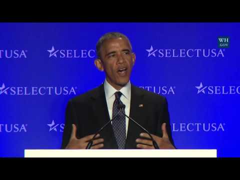 President Obama Speaks at the SelectUSA Investment Summit