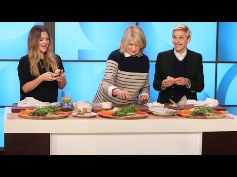 Martha Stewart Cooks with Ellen and Drew