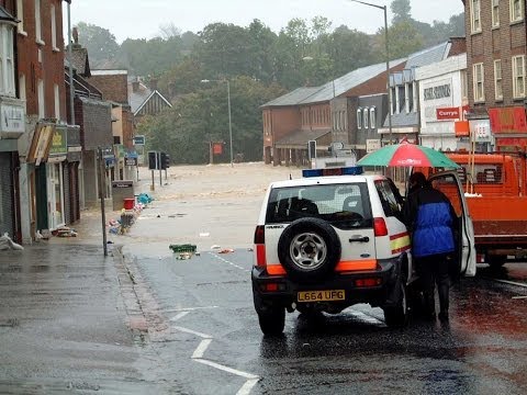 Newsreels of Uckfield & Lewes Floods in 2000