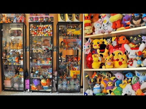 Ma Collection ENTIÈRE de Goodies Pokémon ! Mes Vitrines Pokémon + Toutes mes Peluches !