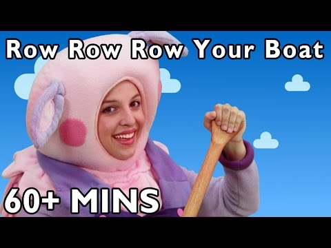 Row Row Row Your Boat and More | Nursery Rhymes by Mother Goose Club Playhouse!