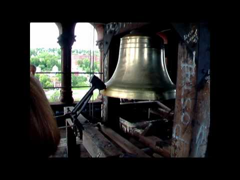 The old Duluth Central High School bell tower