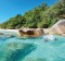 Snorkellers enjoy the waters around Fitzroy Island that teem with fish, soft corals and the occasional turtle.