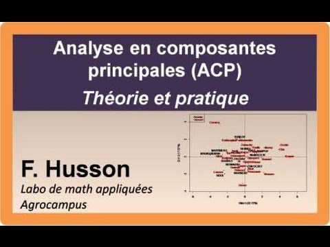 Cours d'ACP : théorie et pratique