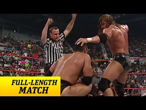 FULL-LENGTH MATCH - Raw - Triple H vs. The Rock - WWE Championship Match