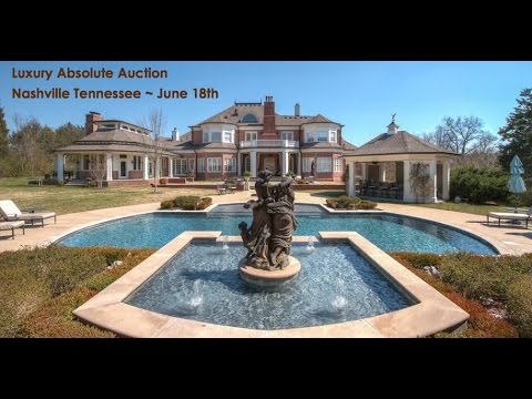 Luxury Nashville Tennessee Mansion For Sale By Auction