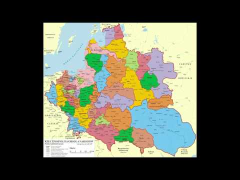 History of the Grand Duchy of Lithuania and the Polish-Lithuanian Commonwealth in the maps