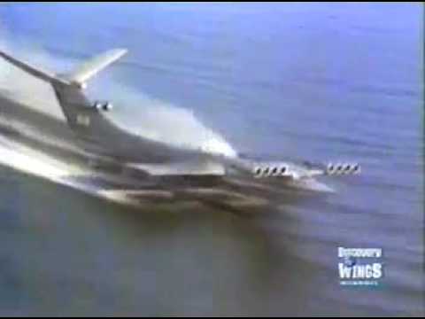 Caspian Sea Monster Ekranoplan Flight Video