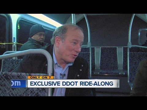 Riding the bus with Detroit's mayor